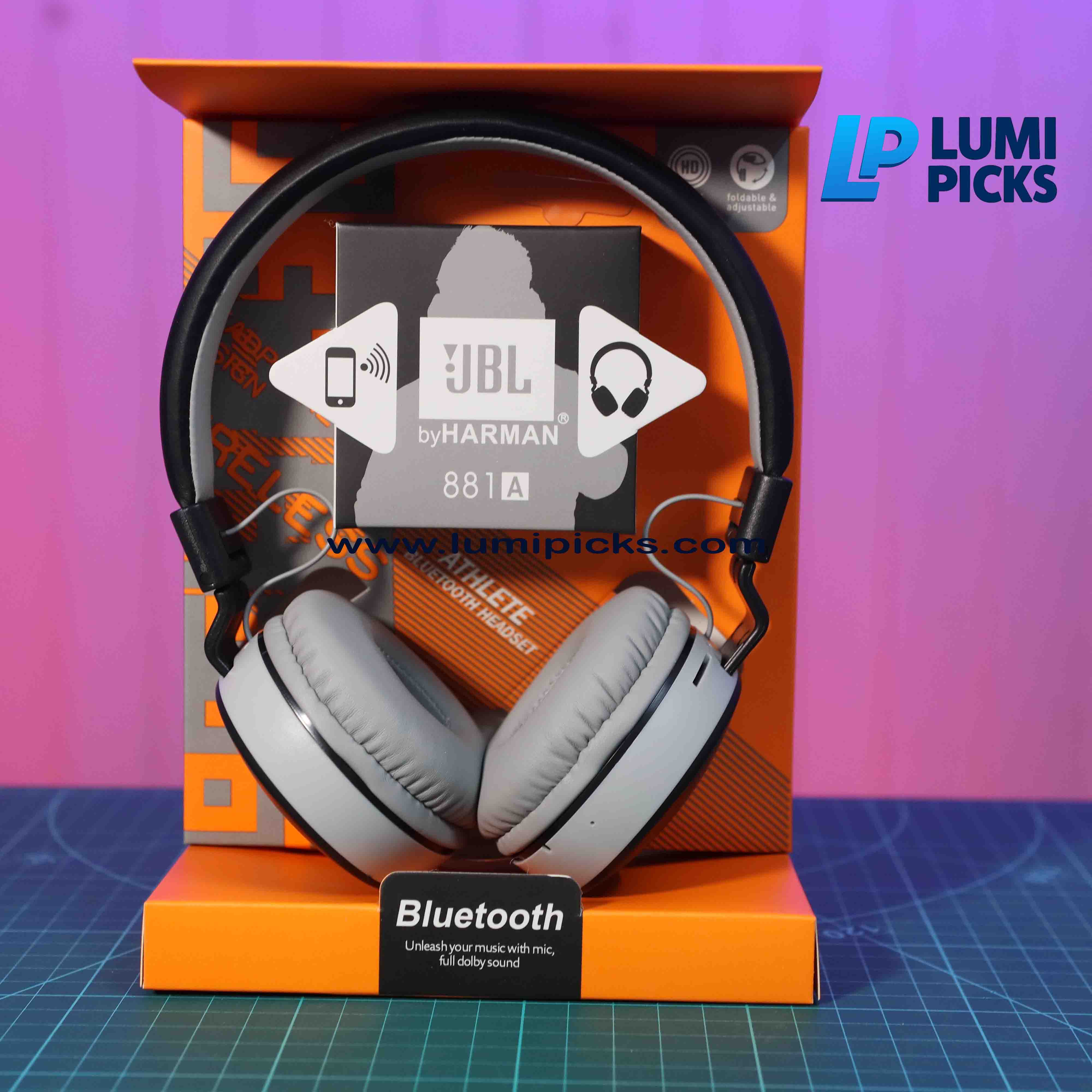 JBL Bluetooth Headphone Ms-881A Professional