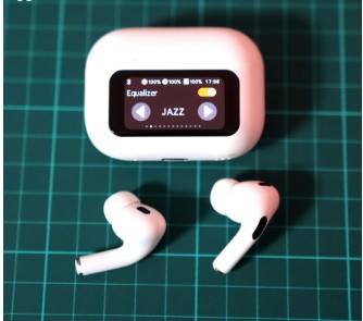 Airpod Pro 2 Generation with Touch Screen Display (White)