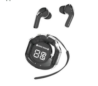 Ultrapods Pro True Wireless Earbuds with Display Transparent Design, Bluetooth 5.3 Waterproof.