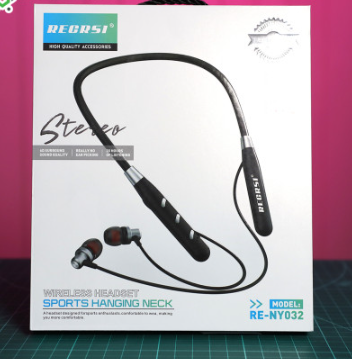 Regrsi RE-NY032 Wireless Neckband Bluetooth Earphone .