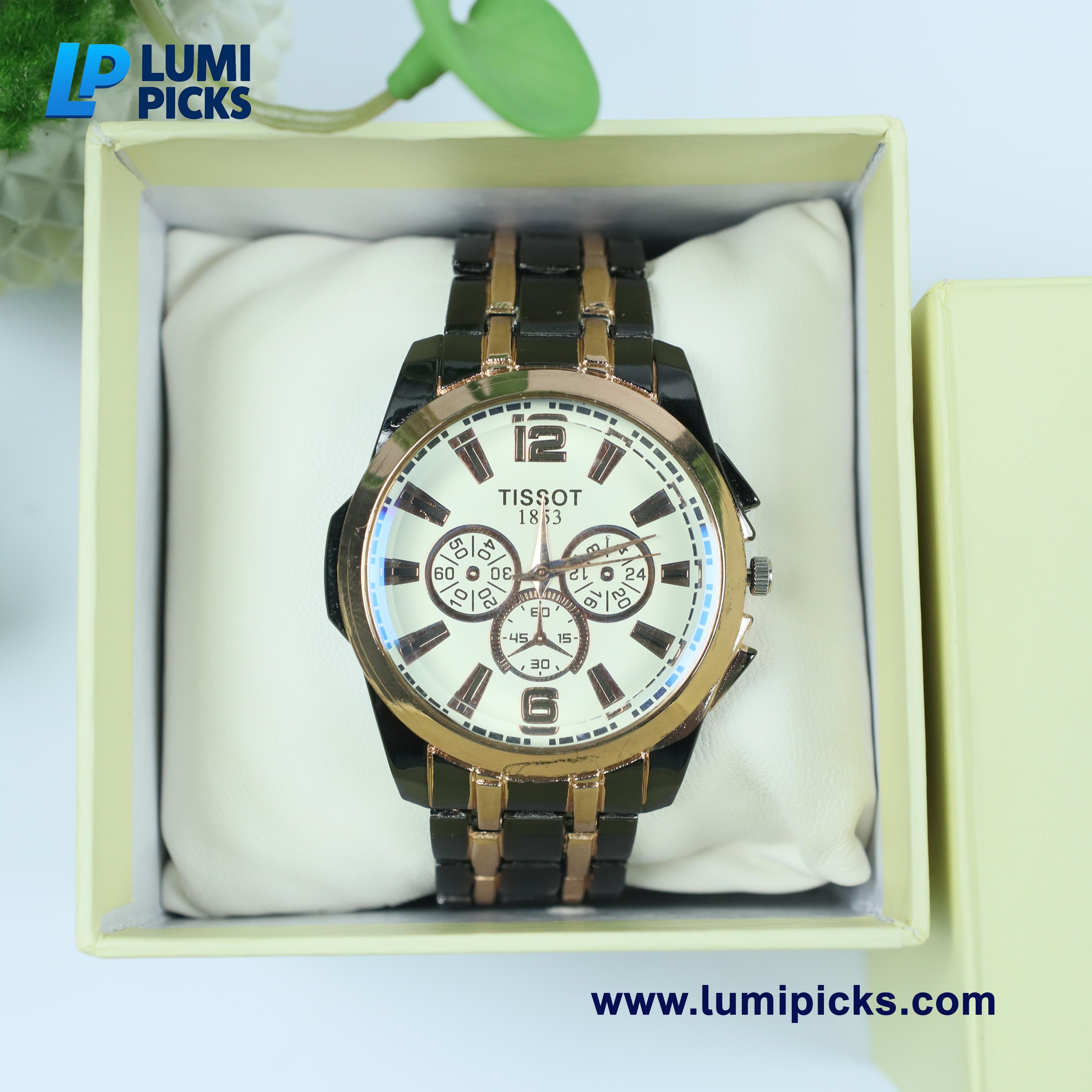 Tissot Stainless Steel Watch With Chronograph Display (TST - 04)